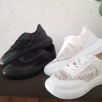 کفش گیپور ترند روز سایز ۳۹ یا ۳۹ونیم سفید مشکی نو