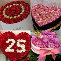 باکس گل ، دسته گل روبانی ، باکس ولنتاین،باکس نوزاد