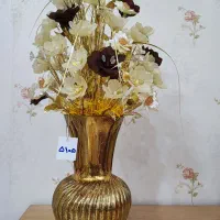 گلدان و گل کریستالی