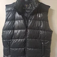 پافر چرم کلاه دار انگلیسی سایز XL نونو
