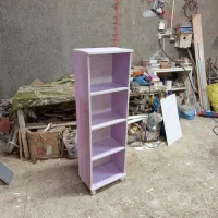 کتابخانه بنفش صورتی سفید کد 40-120 (آک)