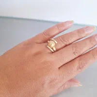 انگشتر طلا با ۵درصد