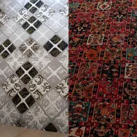 دوعدد گلیم فرش بدون پارگی سوختگی
