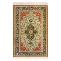 ذرع و نیم چله ابریشم لچک تر قرمز