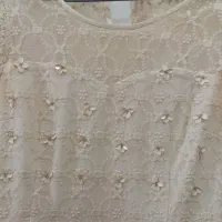 لباس عروسکی کرمی