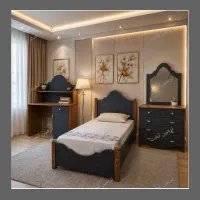 ، تخت خواب رُهـام- سادگی و زیبایی /