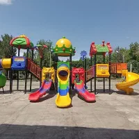 مجموعه بازی پلی اتیلن کد۳۳۷ مبلمان شهری تاب سرسره