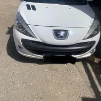 پژو 207سقف شیشه مدل1400رنگ سفید