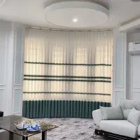 پرده تک سایز /در تنوع و رنگبندی /به قیمت عمده