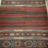 مفرش باز شده چله پشم