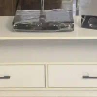 میز tv/میز کنسول /دو کشو /سفید رنگ