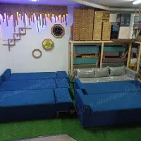 mdfتخت جک دار همراه با باکس . پافmdf