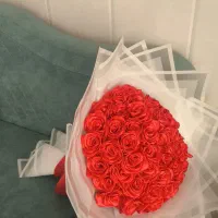 دسته گل روبانی