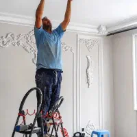 اجرا ی کلیه گچبری پیش ساخته قابندی دیواری گچکاری