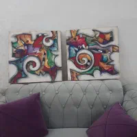 تابلو دو تیکه