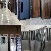درب آلومینیومpvc+آهنی/در چوبی اتاق/ضد سرقت چهارچوب