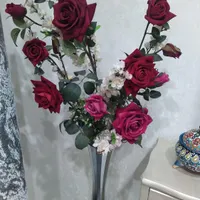 گل مخملی سه شاخه|گل مصنوعی|قدس, |دیوار