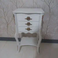 میز تلفن سفید