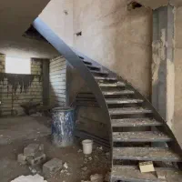 پله دوبلکس.نرده استیل.اهنی. جان پناه .شاخ گوزنی