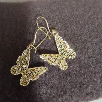 گوشوار پروانه ای طلا