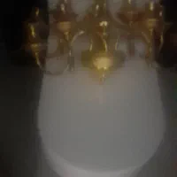 ۲ عدد لوستر قدیمی ۸ شاخه مال ۲۰ سال پیشه