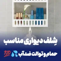 استند شِلف دیواری همه کاره نردبانی 3 و 2 طبقه ضدآب