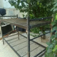 تخت خواب فلزی دو طبقه محکم