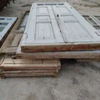 درب و پنجره چوبی دست ساز قدیمی