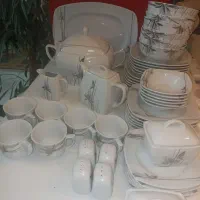 سرویس غذا خوری کامل ۵۰ تکه چینی  توس