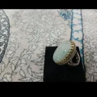 *انگشتر نقره دست ساز دو قاب