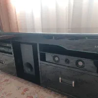 میز تلویزیون شیشه ای