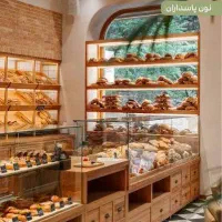 کارگر بیکری نون کافه در حکیمیه