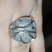 انگشتر نقره زنانه سایز۹