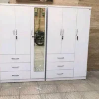 ،کمد لباس عرض ۹۰ سه درب بدون اینه پوربایرام