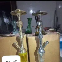 قلیان میوه ای ۵۰سانتی برنجی تبریز سایز۲