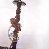 قلیان تنه چوب گردو