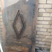 در و پنجره دو عدد درب فبری با چارچوب