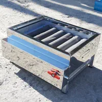 کبابپزگازی استیل ۴۰×۳۵منقل گازی