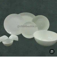 سرویس ارکوپال۲۵ پارچه سفید ساده