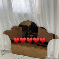 آینه دکوراتیو قوسی با قاب