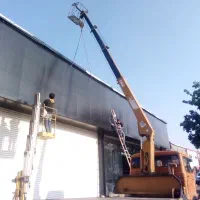 خدمات واجاره جرثقیل خاور دارای سبد بالابر نفر
