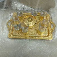 فنجان طلایی و سینی