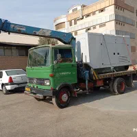 جرثقیل ۳تن خاور مجهز به سبد بالابر