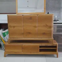 میز تلویزیون و کنسول رنگ بلوط