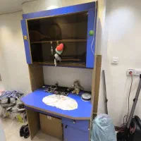میز تحریر و کتابخانه