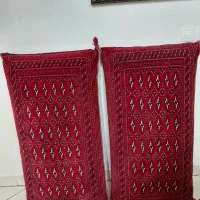 یک جفت پشتی دستبافت ترکمن اصل ریزبافت