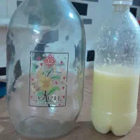 بطری،شیشه ای ۴ لیتری