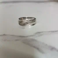 انگشتر حلقه پلاتین با نگین برلیان