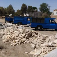 حمل خاک و نخاله نیسان کمپرسی