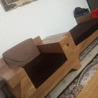 مبل ال هفت نفره چوب راش تمیز